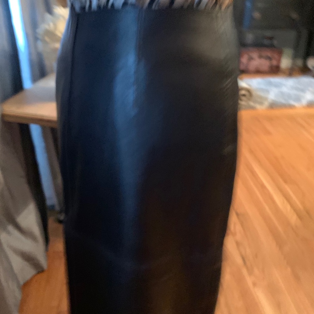 leather skirt